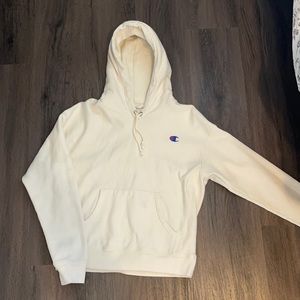 Champion White Hoodie